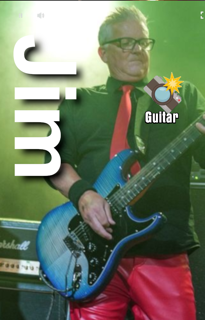 Jim — guitar and vocals for The BroGos